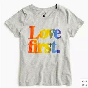 Grey Pride J.Crew x Human Rights Campaign collaboration t-shirt